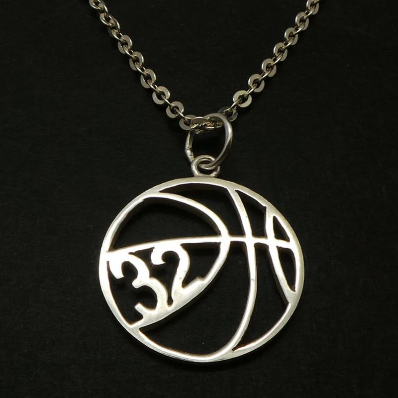 Personalized Basketball Number Necklace-Basketball Jewelry, Basketball Coach Women’s Gifts Gifts for Couples, Players, Mothers