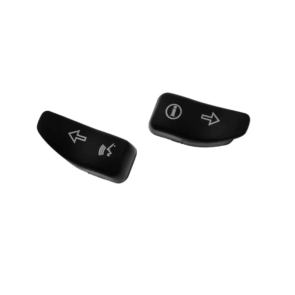 Button Extended Cover Motorcycle Turn Signal Extension Caps Switch Black For Harley Touring Ultra Limited Street Glide 2014-2021