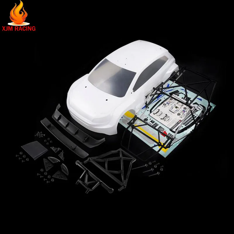 

Plastic Body Cover Body Shell with Full Protection Roll Cage for 1/5 ROVAN ROFUN RACING RF5 4WD WRC Rally MCD Rc Car Toys Parts