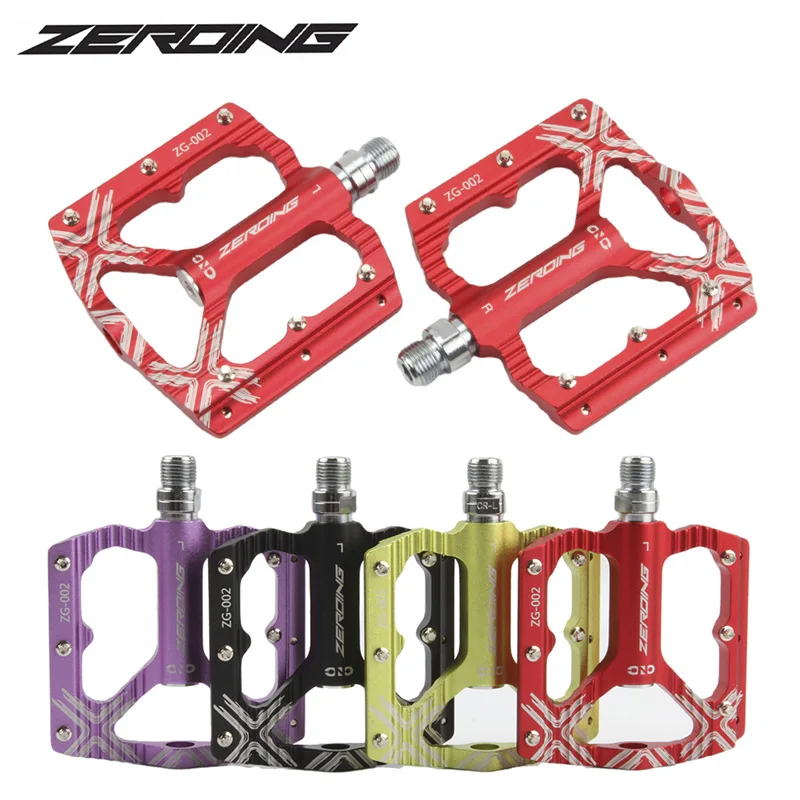 ZEROING 3 Bearing Bicycle Pedal Anti-Slip Ultralight Footboard Quick Release Aluminum Alloy MTB Road Bike Platform Accessories