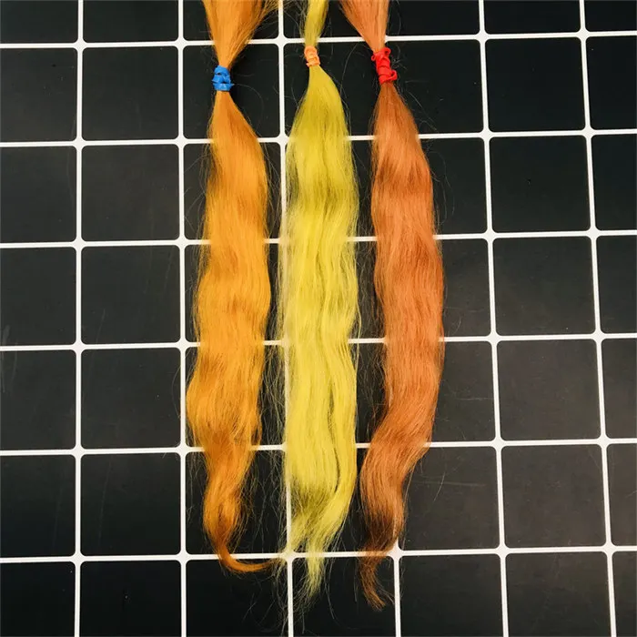 10g /bag Top Quality 15 Colors 20-25cm Reborn Doll Mohair Hand Rooted Doll Hair Wig Multicolor Wig Accessory for DIY SD/BJD Doll