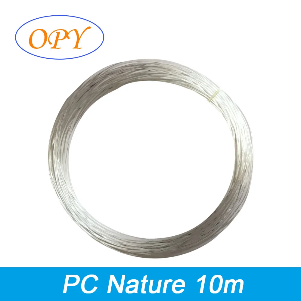 Polycarbonate Filament Pc 1.75 Mm Transparent Color Coils Wire Reels Sample Available 1kg 100g 10m