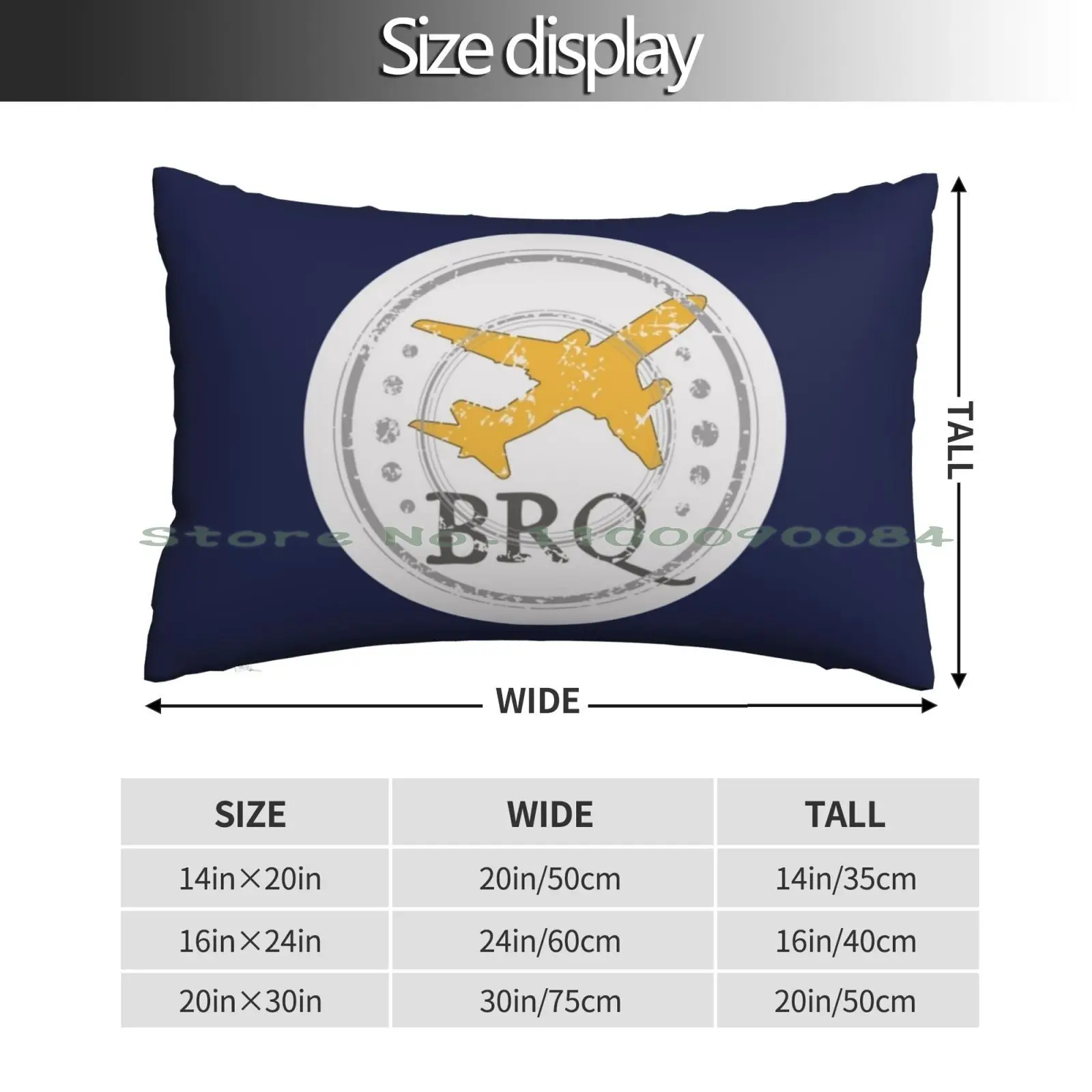 Brno-Tu?any International Airport Brq Czech Republic Pillow Case 20x30 50*75 Sofa Bedroom Bratz Doll Long Rectangle Pillowcover