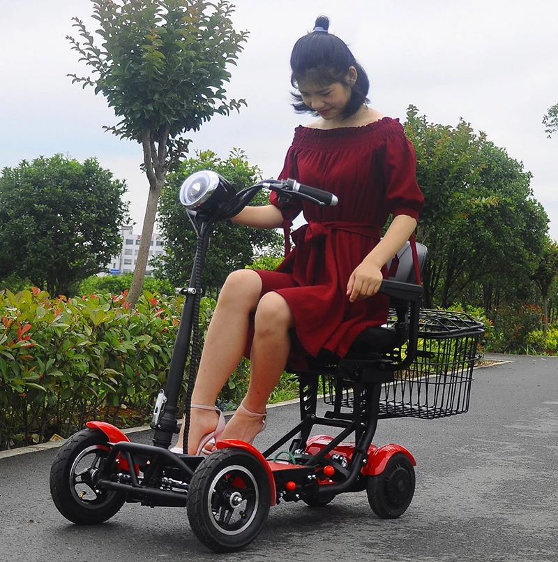 New foldable electric bike folding scooter exclusive design for old people and adults convenient for carrying out and put in car