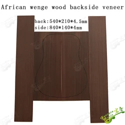 5AWenge Millettia laurentii Side And Back Panel solid wood guitar board Making guitar wood accessories