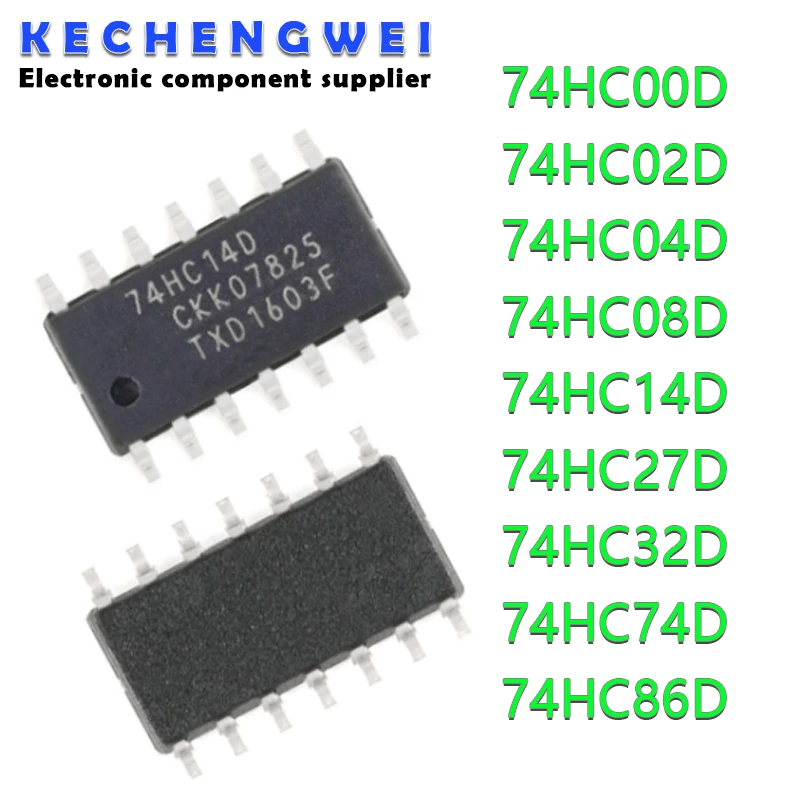 10SZT 74HC14D 74HC14 SOP SN74HC14DR SOP-14 74HC00D 74HC00 74HC02D 74HC04D 74HC04 74HC08D 74HC08 74HC27D 74HC74D 74HC32D 74HC86