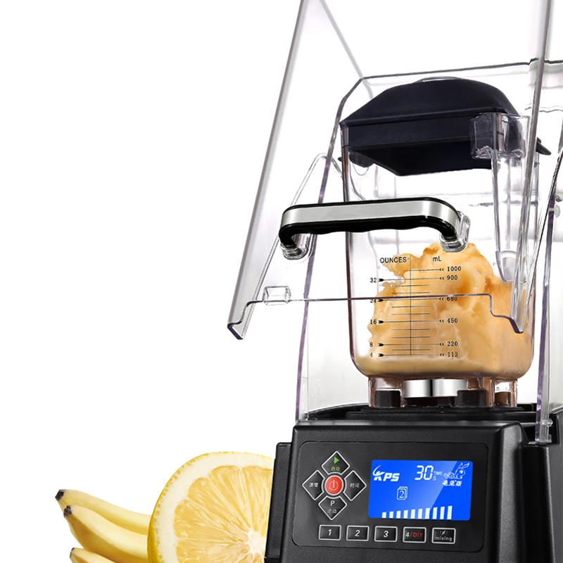 Machine à Smoothie KS-10000, broyeur de glace silencieux, mélangeur de Smoothie, magasin de thé, Commercial, haute efficacité, 2000ml