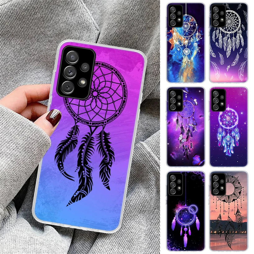 The dream catcher mandala Phone Case for Samsung Galaxy A54 A53 A52 A14 A13 A12 A24 A23 A22 A34 A33 A32 A04S A03S A02S A42 A73