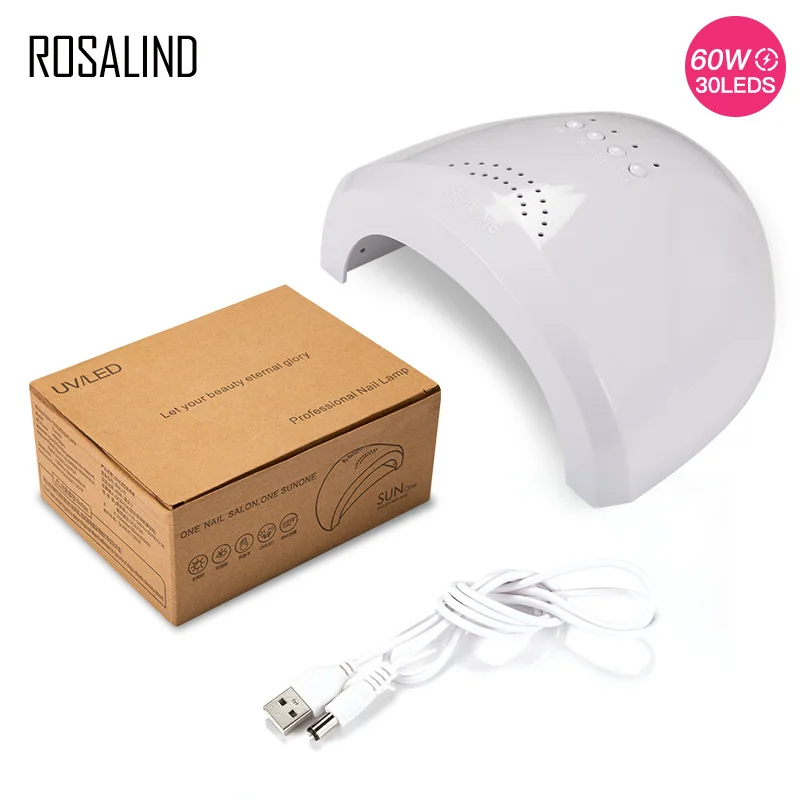 Rosalind prego secador de lâmpada para unhas de secagem uv led usb luz tudo para manicure gel verniz profissional equipamentos ferramentas da arte do prego