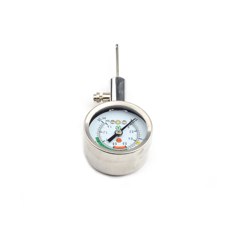 Soccer Ball Air Watch for Football Volleyball Handball Barometers Basketball Barometer Professional Metal Gas Pressure Needle