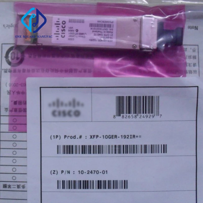 

Original XFP-10GER-192IR+ XFP-10G-1550nm-40km Optical Fiber Transceiver