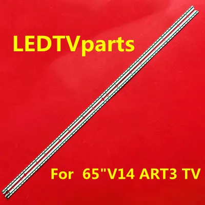 

2 PCS*84LED 715mm LED strip 65"V14 6920L-0001C 6916L-1747A 6916L-1748A for 65Inch TV LC650EQD(FG)(F2) 6922L-0086A