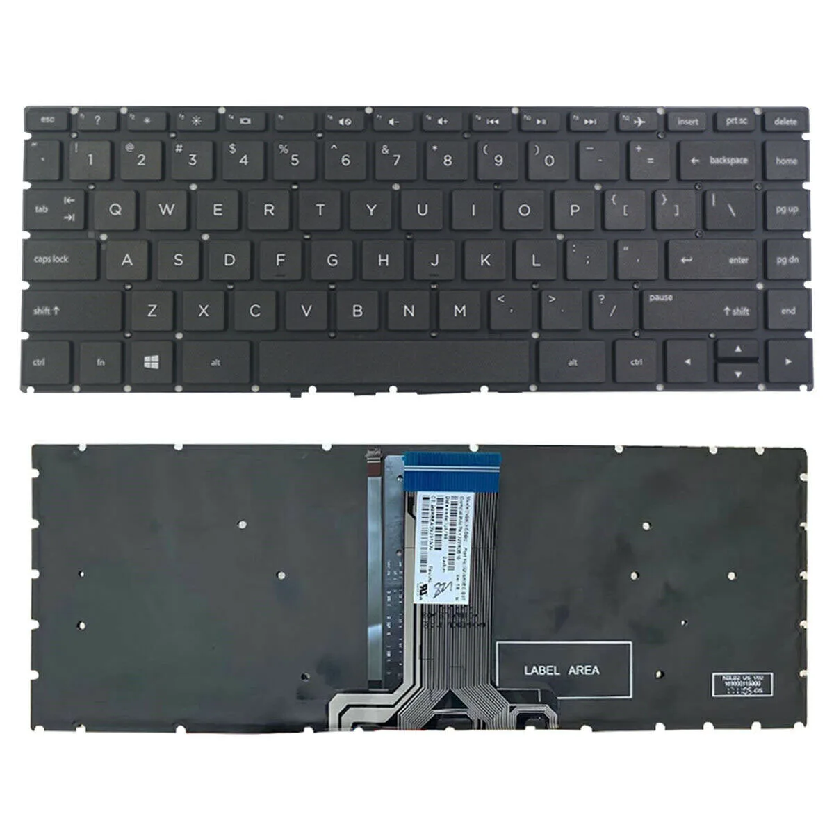 

New Keyboard with Backlit For HP Pavilion X360 14-BA 14T-BA 14M-BA 14-BS K Black