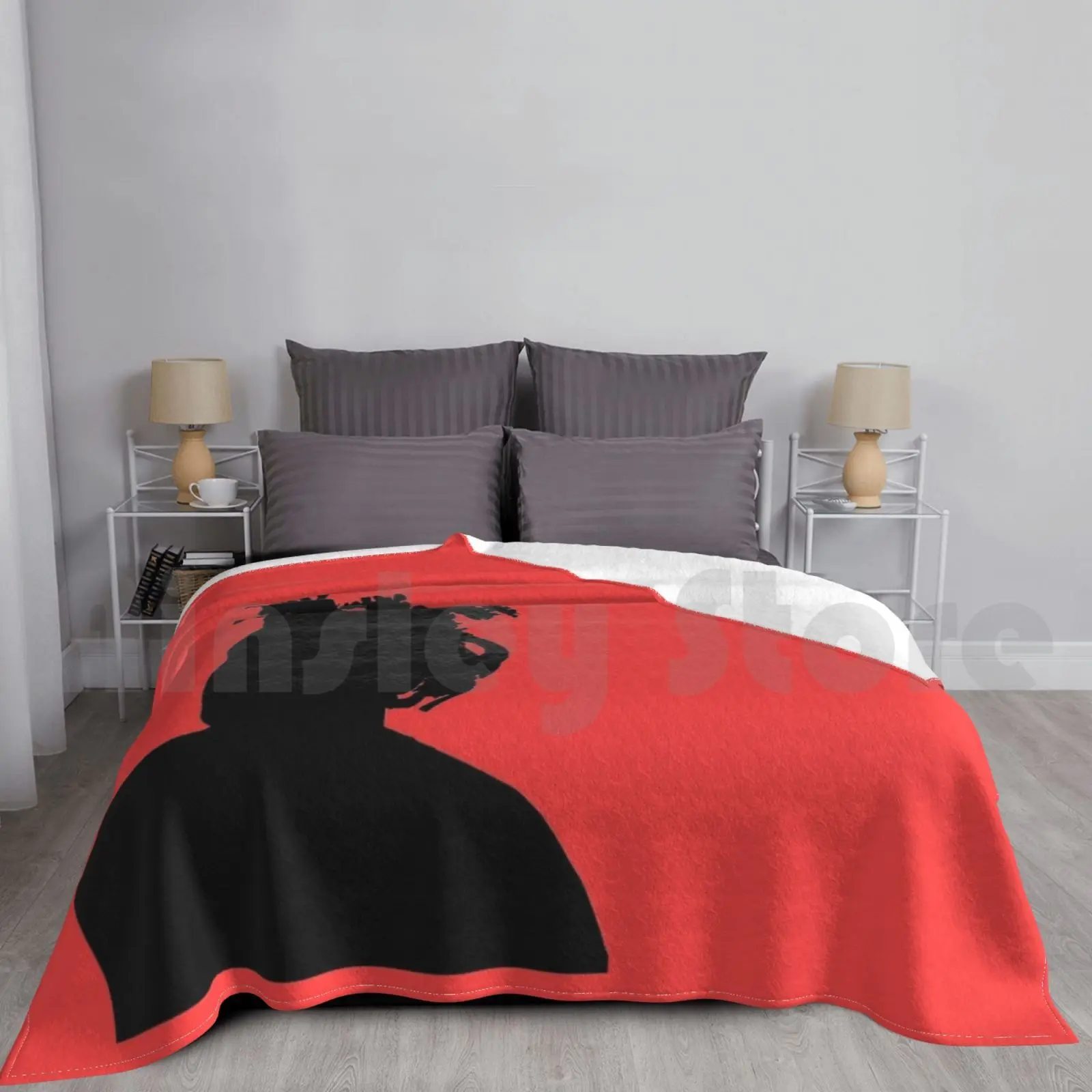 Свадебное силуэтное одеяло, модное, на заказ, свадебное силуэт, Abel Tesfaye, после нескольких часов, ослепляющее свет в вашем