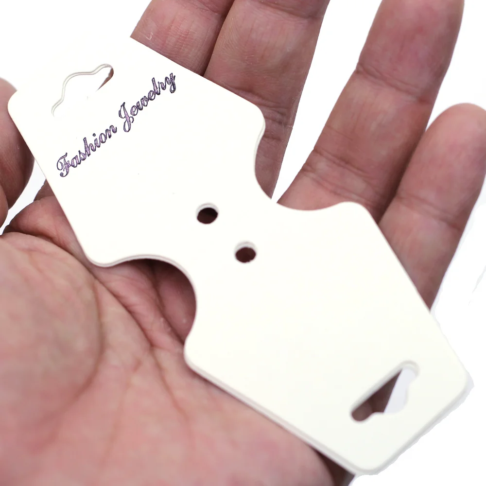 New 19 Style Paper Plastic Earring Ear Stud Ring Hang Tag Card Jewelry Show Display Packing Card Holder Packaging For Necklaces
