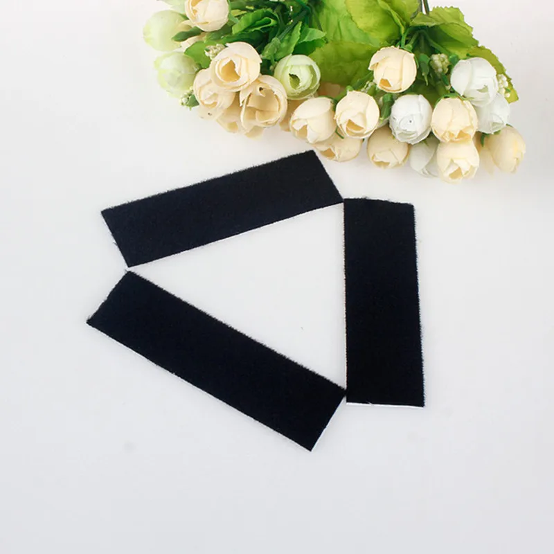 5/10pcs Black Cloth 10x3cm Fabric Replaceable Felt With Self Adhesive Glue For 3M Squeegee Car Vinyl Film Wrapping Scraper