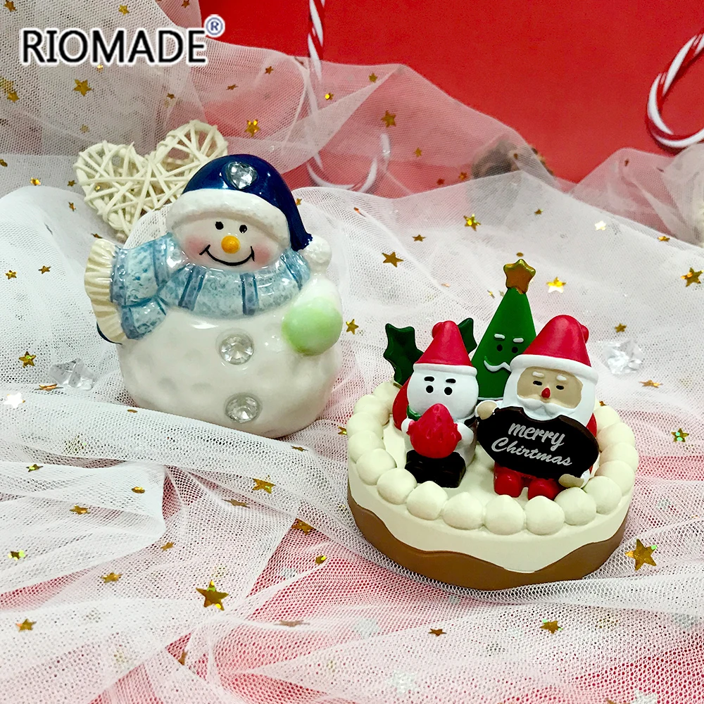 Christmas Cake Model Snowman Silicone Mold For Fondant Cake Decorating Tools Chocolate Dessert Mousse Kitchen Baking Mould