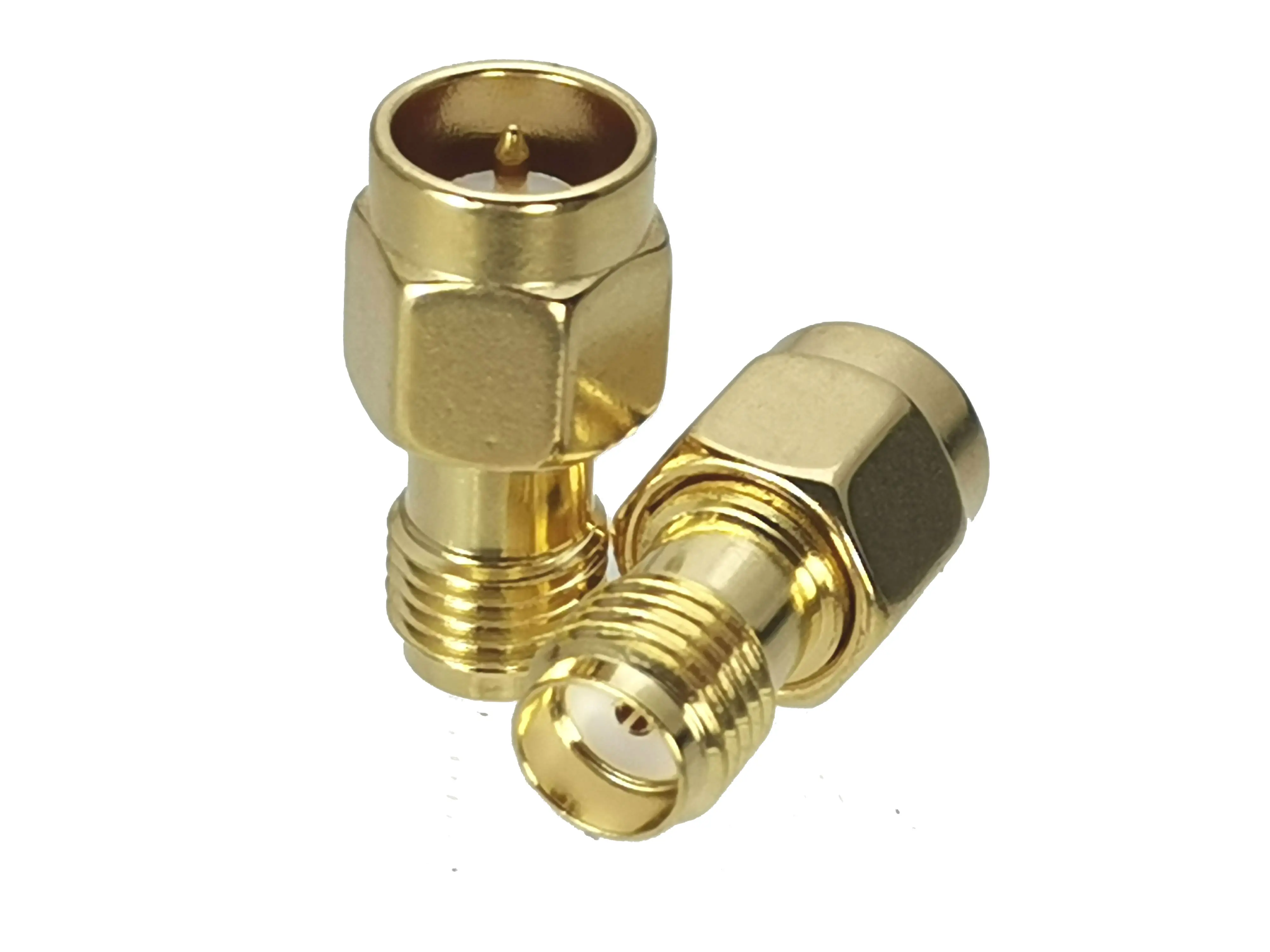 SMA Coax Connector Cable Gender Changers,SMA Male/Female to RP-SMA Male/Female Coax Adapter Low Loss Coaxial Connector for Radio view 4