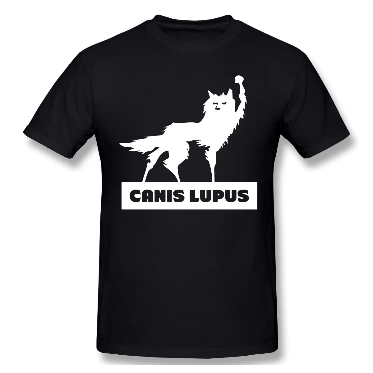 Camiseta de algodón con estampado de lobo Canis Lupus para hombre, ropa de calle de moda fantástica Mr Fox