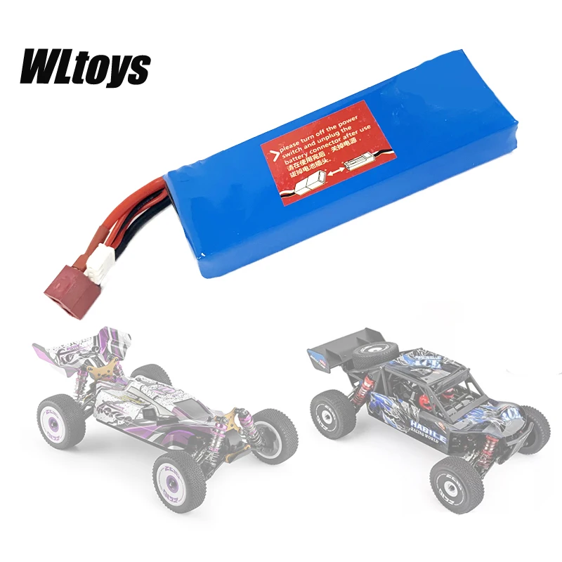 Original Wltoys battery for  124019 124018 124016 124017 car 2s 7.4 V 2200mAh Lipo battery for high speed RC car  Lipo battery