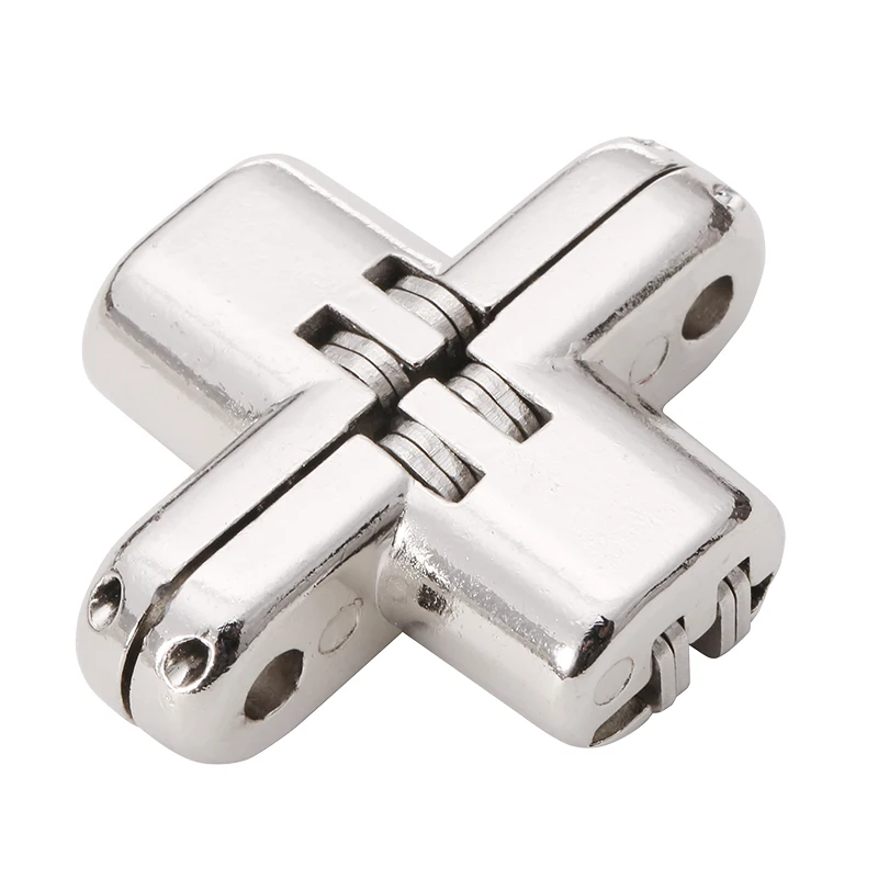 Invisible Hinge 180 Degree zinc Alloy material nickel color Invisible Folding Door Soss Hinge