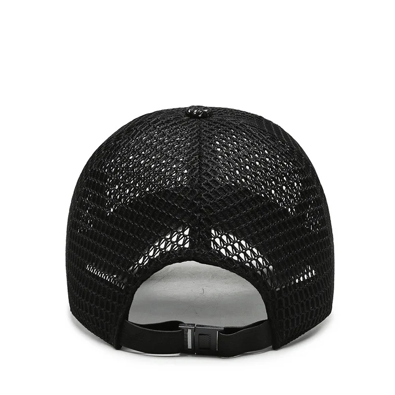 Summer women Men Baseball Caps Women fishing Mesh Snapback Hats Black sport Hats Cap for women men