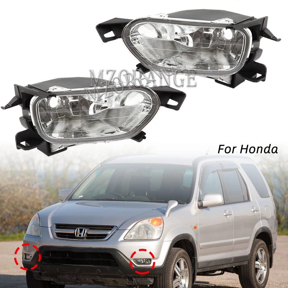 

Fog Lights Assembly for Honda CRV CR-V RD5 RD7 2002-2004 SUV Foglights Headlights Front Bumper Fog Light Lamps Car Accessories