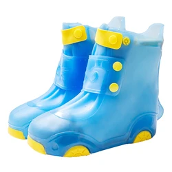 Children's Rain Shoe Cover Baby's Waterproof And Antiskid Shoe Cover Thickened Wear-resistant Bottom Water Shoes Rain Shoe Foot