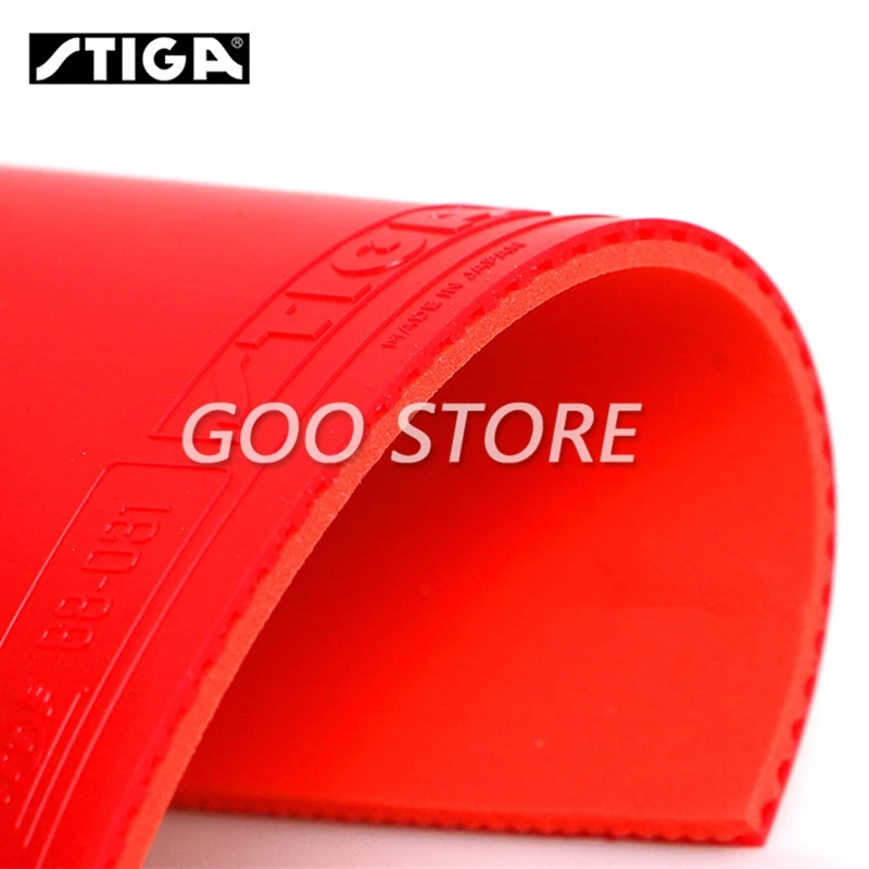 STIGA Tischtennis Gummi MANTRA M/ H Offensive Pickel in mit Schwamm Pips-in Ping Pong Tenis De mesa – Detail 6