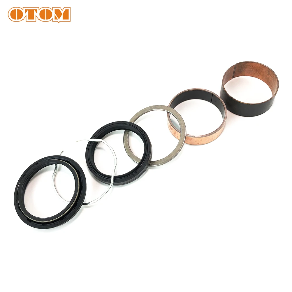 OTOM Motorcycle 43mm FASTACE Front Shock Absorber Repair Kit Oil Dust Seal Bushing Gasket Retaining Ring For KAYO T4 GUIZUN MX6