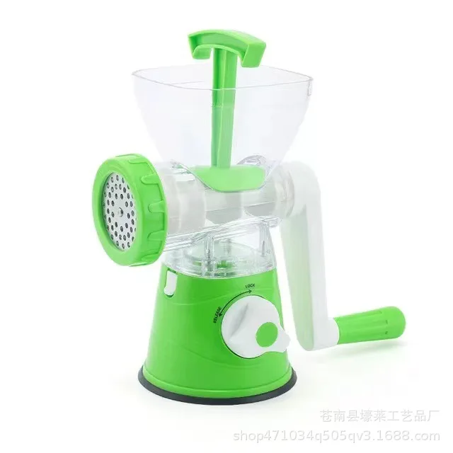 

Hand-crank Meat Grinder Stainless Steel Multi-function Household Manual Enema Grinding One Kitchen Artifact Juice