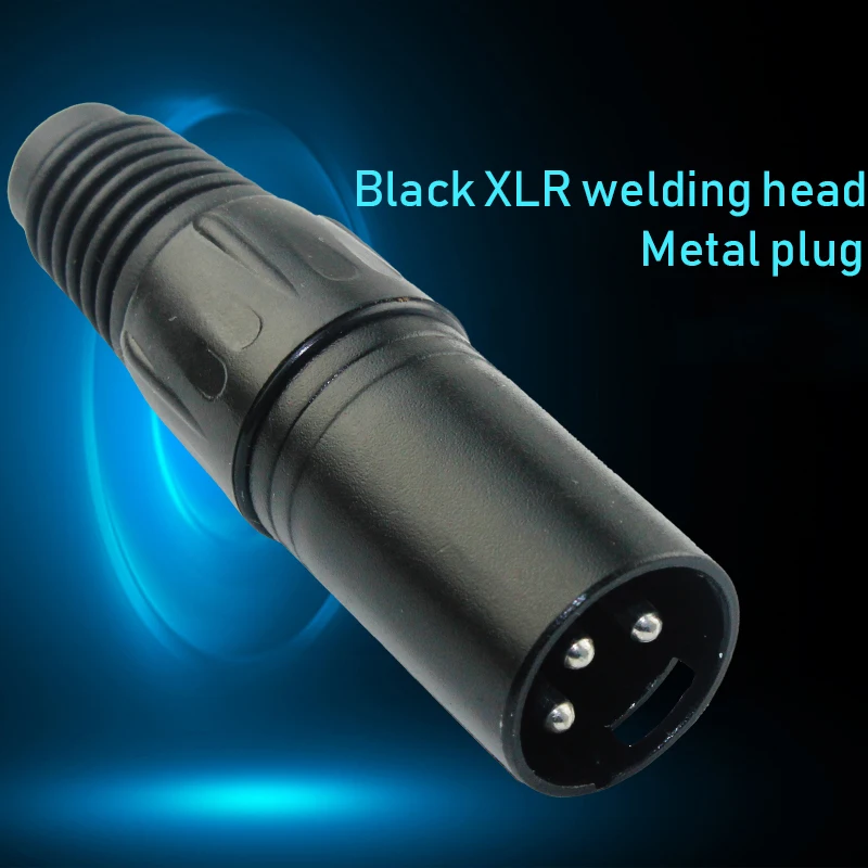 3 Nam XLR Micro Cáp Âm Thanh Cắm Kết Nối Pháo Cáp Nhà Ga 1Pc