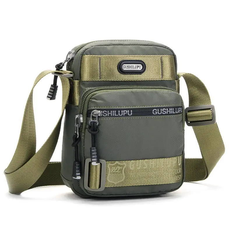 High Quality Man Shoulder Bag Outdoors Waterproof Oxford Cloth Zipper Messenger Crossbody Bags