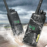 High Power Retevis RT50 DMR Digital Walkie Talkie 2PCS UHF IP67 Waterproof Two Way Radio AES256 Encryption with Motorola Radio