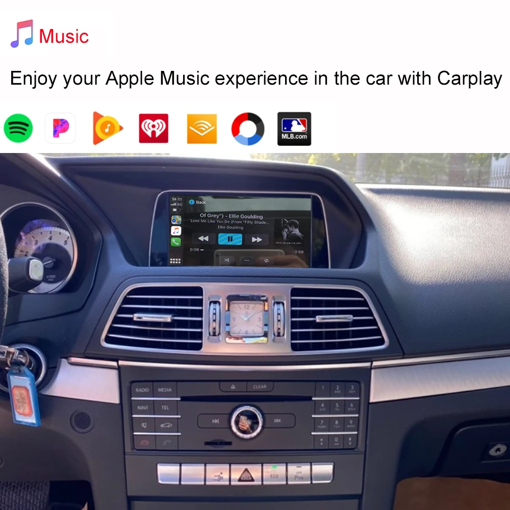 Wireless CarPlay For Mercedes Benz E-Class W212 E Coupe C207 2012-2015 With Android Auto Mirror Link AirPlay Apple Car Play