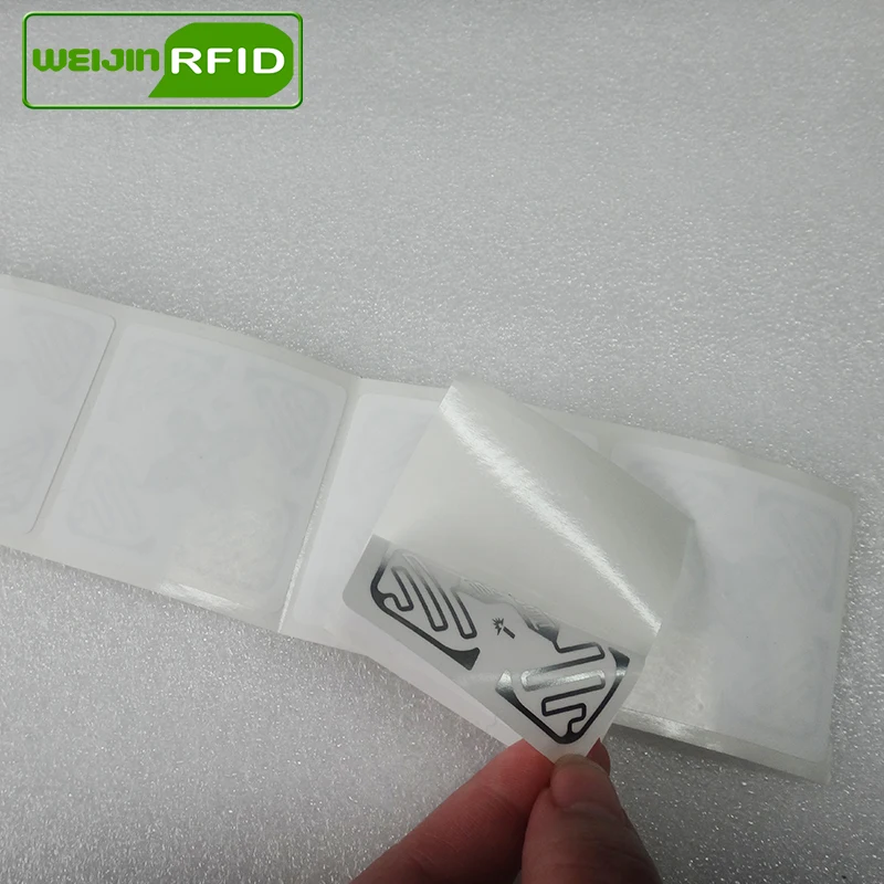UHF RFID tag EPC 6C sticker Impinj H47 printable copper label 915m868mhz  100pcs free shipping adhesive passive RFID label