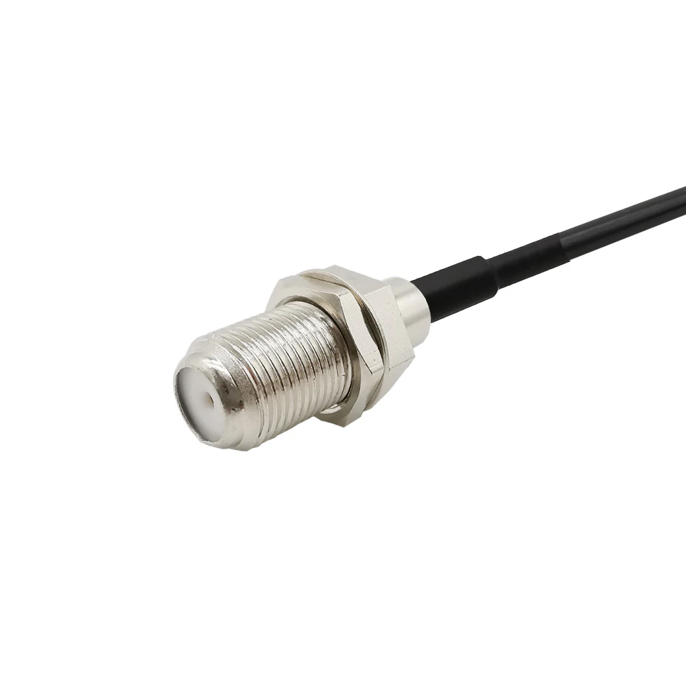 SMA Male Plug to F TV Female Jack bulkhead Straight RF Jumper pigtail Cable RG316 SMA to F Connector RF Cable