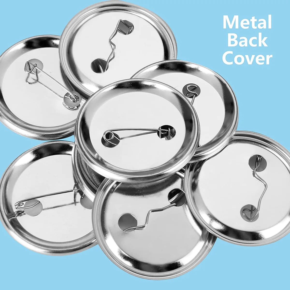 100 Badges Personnalisables 32 Mm – Kit Complet Pour DIY, Broches Rondes Pour Créations, Cadeaux Et Souvenirs