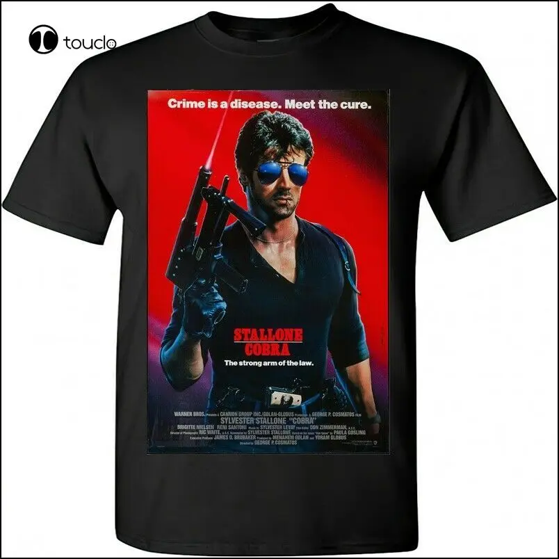 Cobra 1986 Movie Poster Sylvester Unisex T Shirt Size S M L Xl 2Xl 3Xl