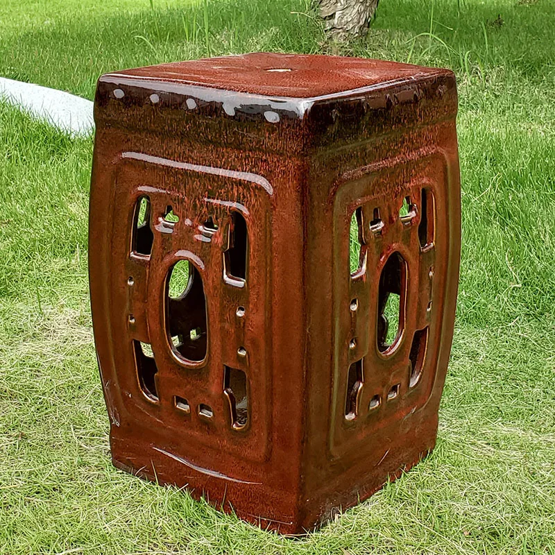 Taburete chino de porcelana,