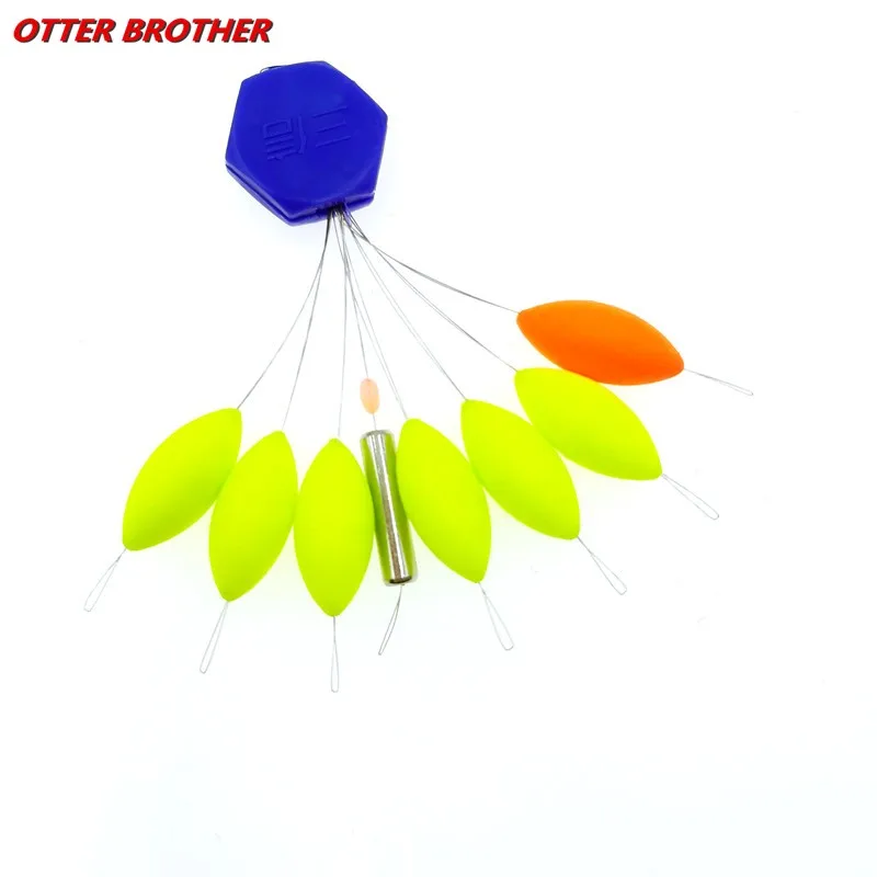 

2group 7+2 Seven-star Float With Lead Sinker Carp Fishing Float Line Accesories Pesca Fishing Buoys Large Medium Small Oval Bean