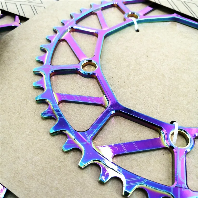 Litepro 130BCD Chainwheel 46T 48T 50T 52T 54T 56T 58T Chainring Titanium-plating 1-8-9-10 Speed Bike Chain Wheel Crankset Parts