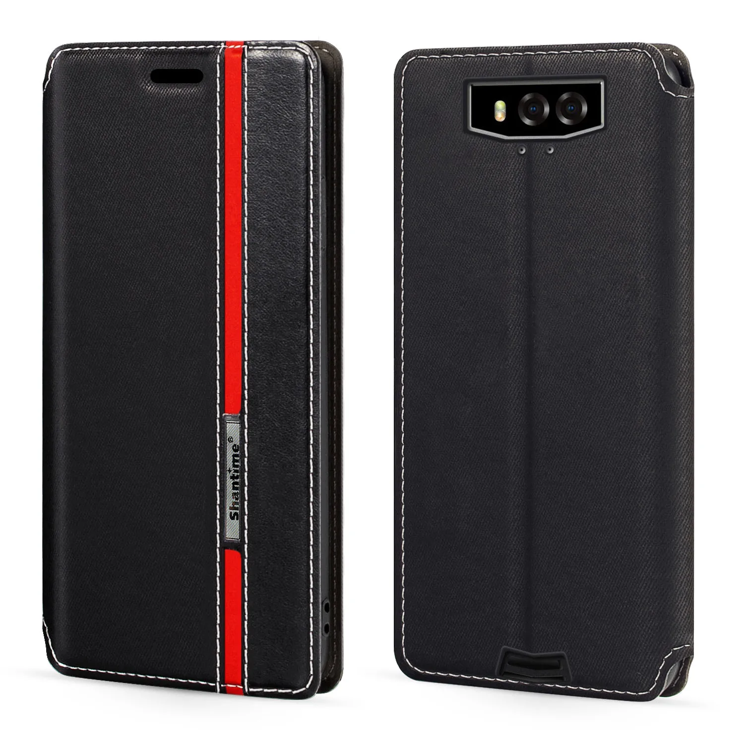 

For Blackview BV9100 Case Fashion Multicolor Magnetic Closure Leather Flip Case Cover with Card Holder 6.3 inches