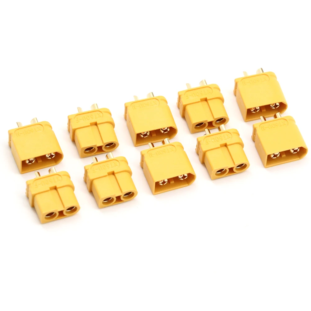 100 X Vergaren XT60U Man Vrouw Bullet Connectors Pluggen Voor Lipo Batterij Verbeterde XT60 (50 Paar)