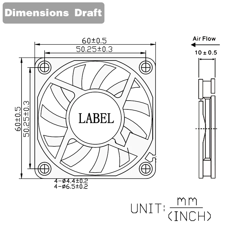 2 uds 60mm 5V 12V 24V USB sin escobillas 2PIN 3PIN DC ventilador enfriador 60x60x10mm 6010 6cm para ordenador PC CPU refrigeración de caja