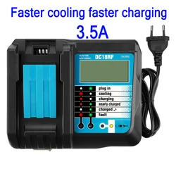 DC18RF Rapid Charger Replacement Power Tools Lithium-ion Charger 14.4V-18V for Makita Power Tool Battery DC18RA DC18RC With USB