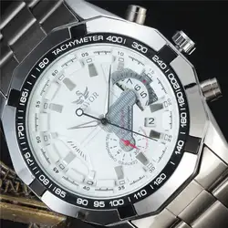 SEWOR Men Watch Luxury Stainless Steel Automatic Mechanical Watches Men's Military Sports Watches Man Watch relogio masculino