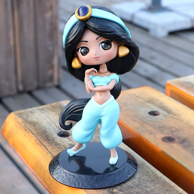 Disney Jasmine Princess 15cm Action Figure Model Toys Cake Topper kids room decoration Children Gifts