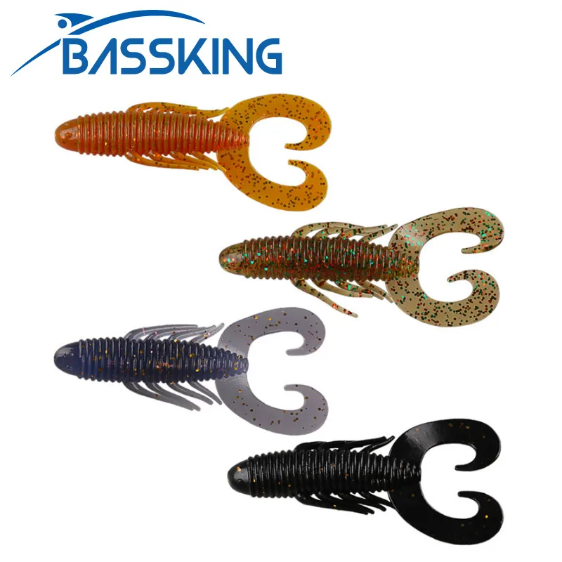 5pcs Soft Lure Worms Fishing Lure Shaped 9cm 8.6g Wobblers Set Shrimp Lure Silicone Bait Wobbler for Trolling Bass Fishing Tacke