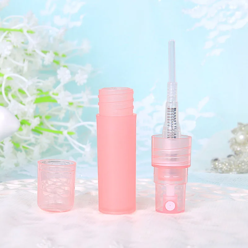 50pcs 3ml/5ml/10ml Empty Portable Atomiser Spray Bottles Perfume Pen Vials Makeup Cosmetic Plastic PP Travel Sample Containers